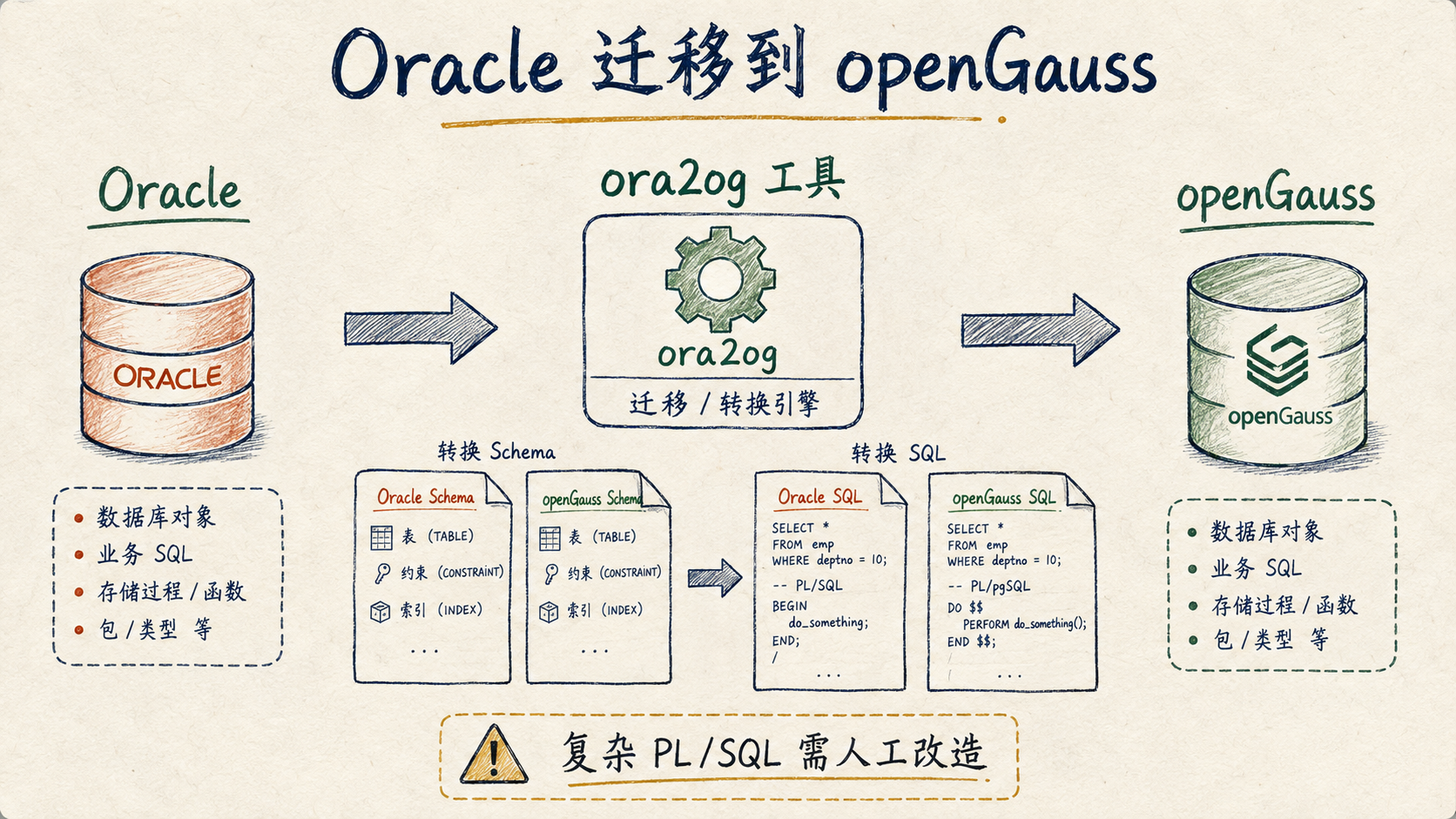 通过 ora2og 将 Oracle 迁移到 openGauss