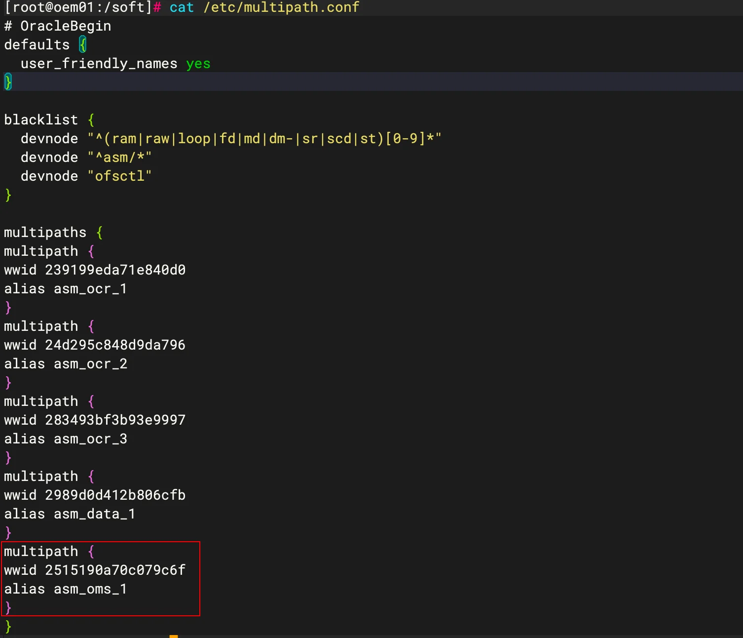multipath 配置截图