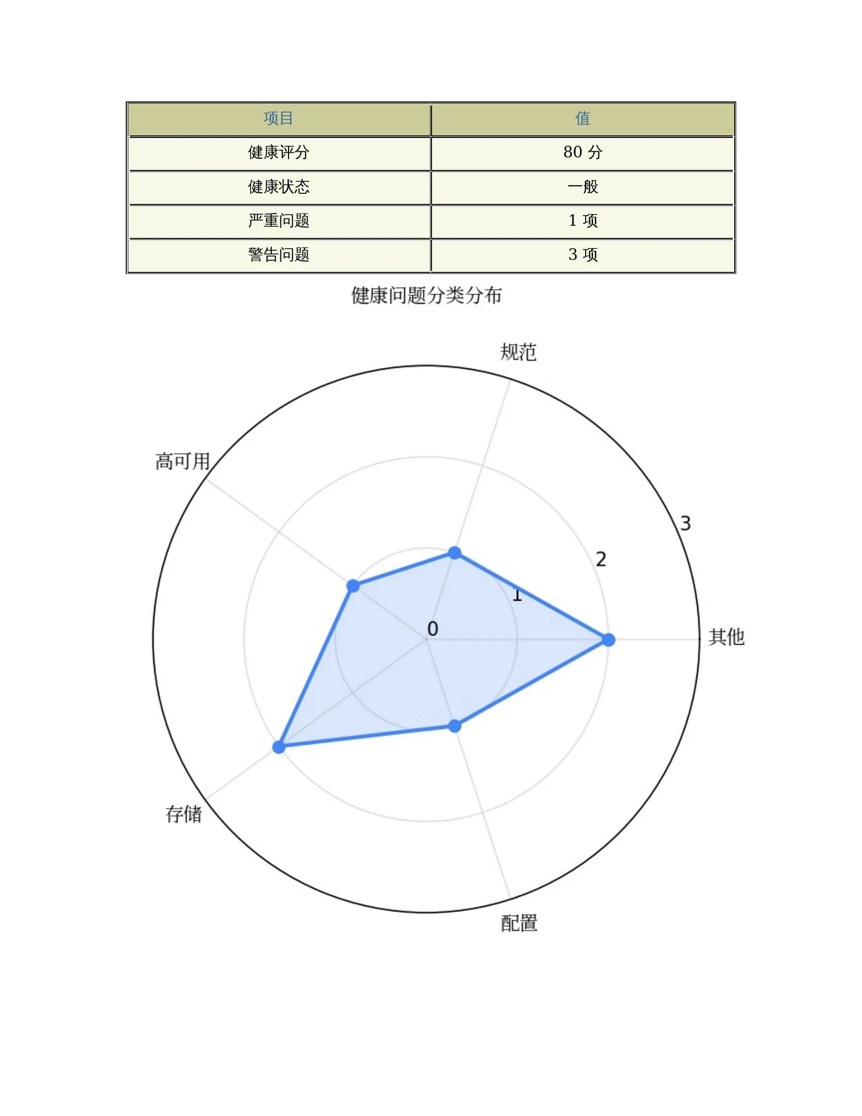 检查总结与建议